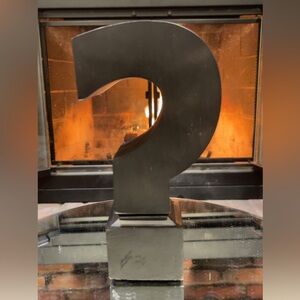 Question Mark Sculpture